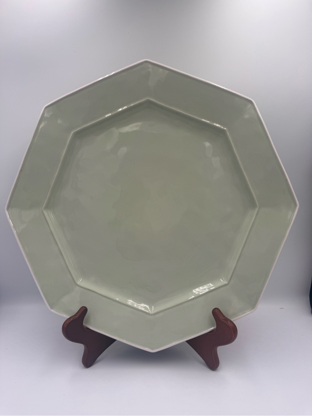 Vintage Juliska Octavia Cucumber Green Serving Platter 13.5"